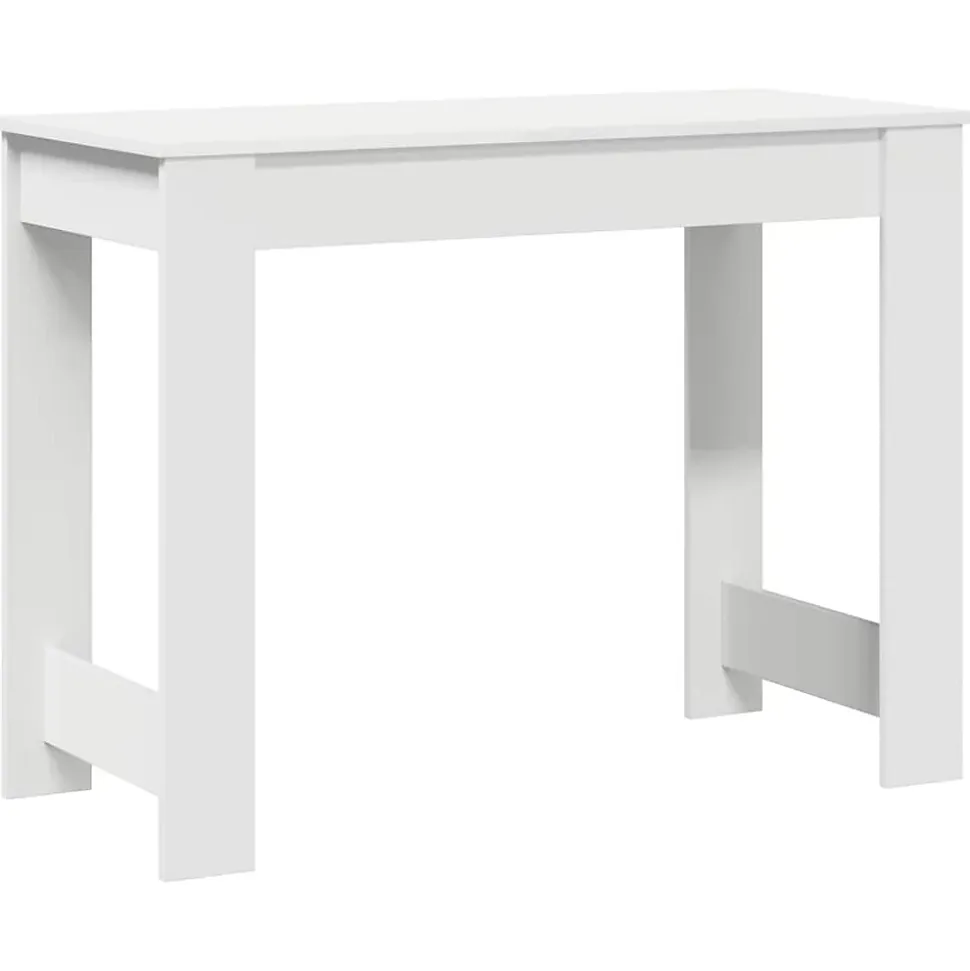 Bureau blanc 100x45x75 cm bois d'ingénierie vidaXL