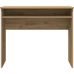 Bureau chêne artisanal 90x50x74 cm bois d'ingénierie vidaXL