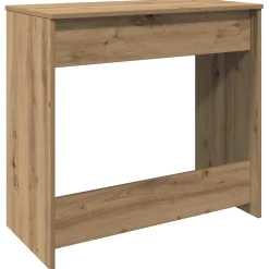 Bureau chêne artisanal 80x40x75 cm bois d'ingénierie vidaXL
