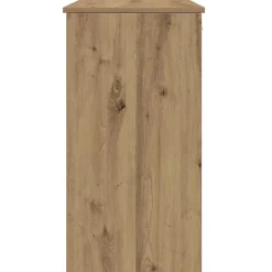 Bureau chêne artisanal 80x40x75 cm bois d'ingénierie vidaXL