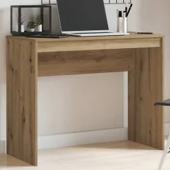 Bureau chêne artisanal 90x40x72 cm bois d'ingénierie vidaXL
