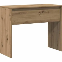 Bureau chêne artisanal 90x40x72 cm bois d'ingénierie vidaXL
