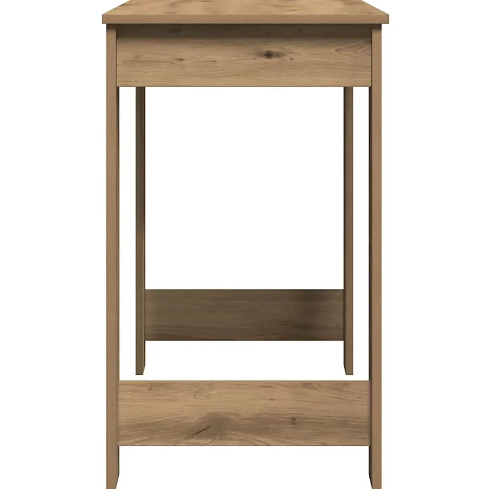 Bureau chêne artisanal 100x45x75 cm bois d'ingénierie vidaXL