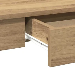 Bureau chêne artisanal 100x45x75 cm bois d'ingénierie vidaXL