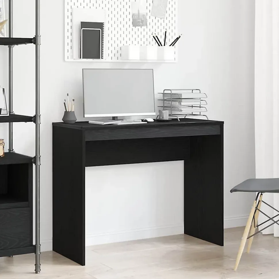 Bureau Chêne noir 90x40x72 cm Bois d'ingénierie vidaXL