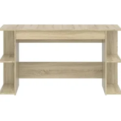 Bureau chêne sonoma 140x50x75 cm bois d'ingénierie vidaXL