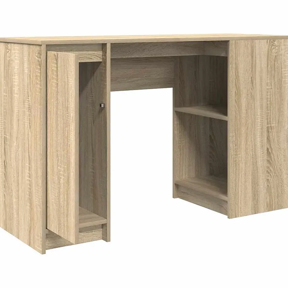 Bureau chêne sonoma 120x42x76 cm bois d'ingénierie vidaXL