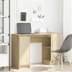 Bureau chêne sonoma 120x42x76 cm bois d'ingénierie vidaXL
