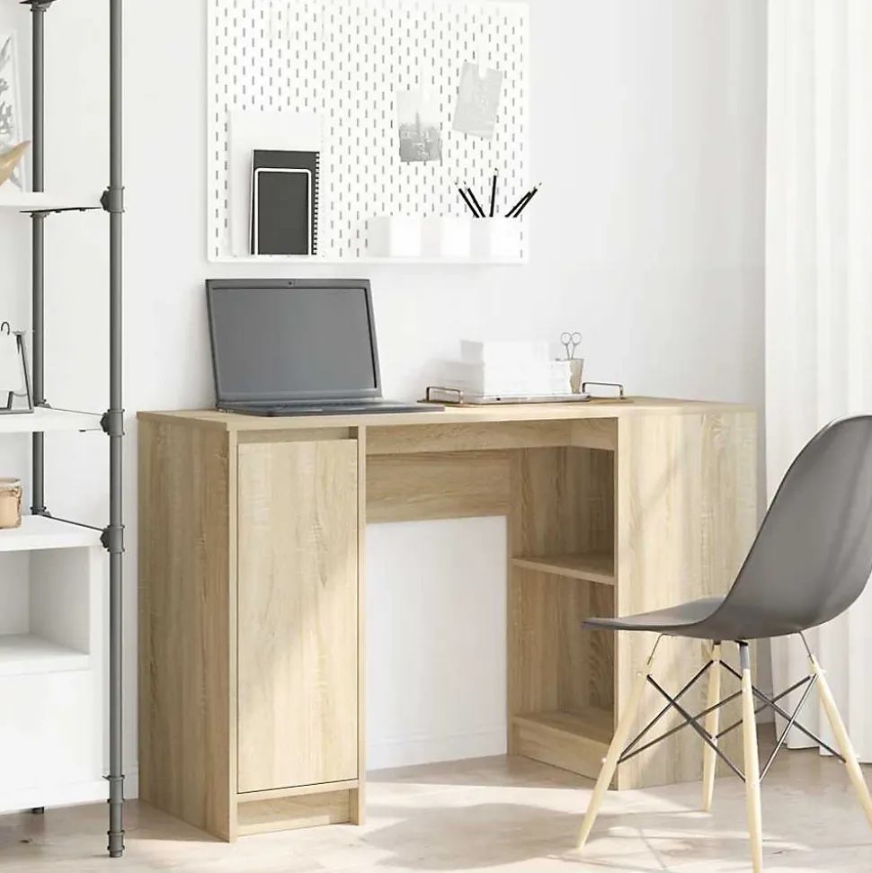 Bureau chêne sonoma 120x42x76 cm bois d'ingénierie vidaXL