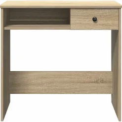 Bureau Chêne Sonoma 80x40x75 cm Aggloméré vidaXL