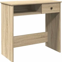Bureau Chêne Sonoma 80x40x75 cm Aggloméré vidaXL