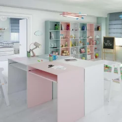 Bureau coloris Blanc Artic - 79 x 90 x 54 cm