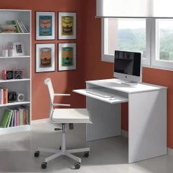 Bureau coloris Blanc Artic - 79 x 90 x 54 cm