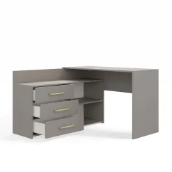 Bureau d'angle : 120 x 76 x 50 cm, Ton