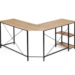 Bureau d'angle en forme de L DETROIT design industriel