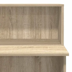 Bureau de réception Chêne Sonoma 100x50x103,5 cm Bois d'ingénierie vidaXL