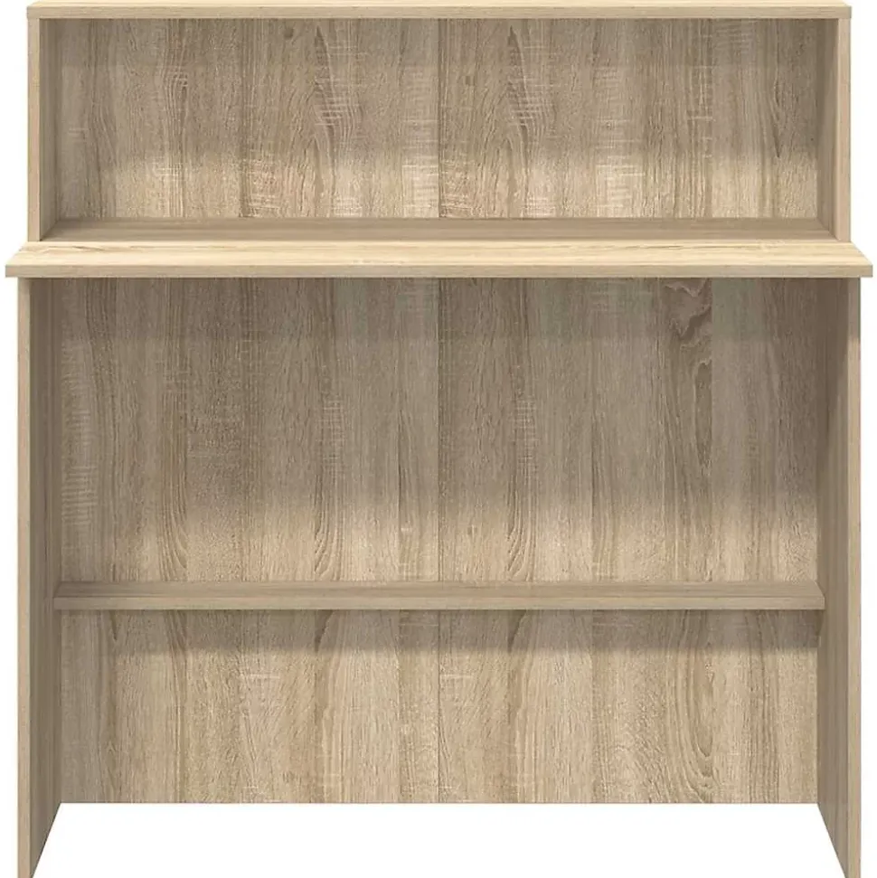 Bureau de réception Chêne Sonoma 100x50x103,5 cm Bois d'ingénierie vidaXL