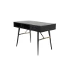 Bureau Design Avec Tiroir "Gold" 110cm Noir