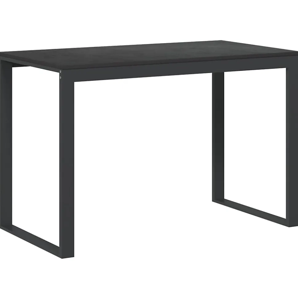 Bureau d'ordinateur Noir 110x60x73 cm vidaXL