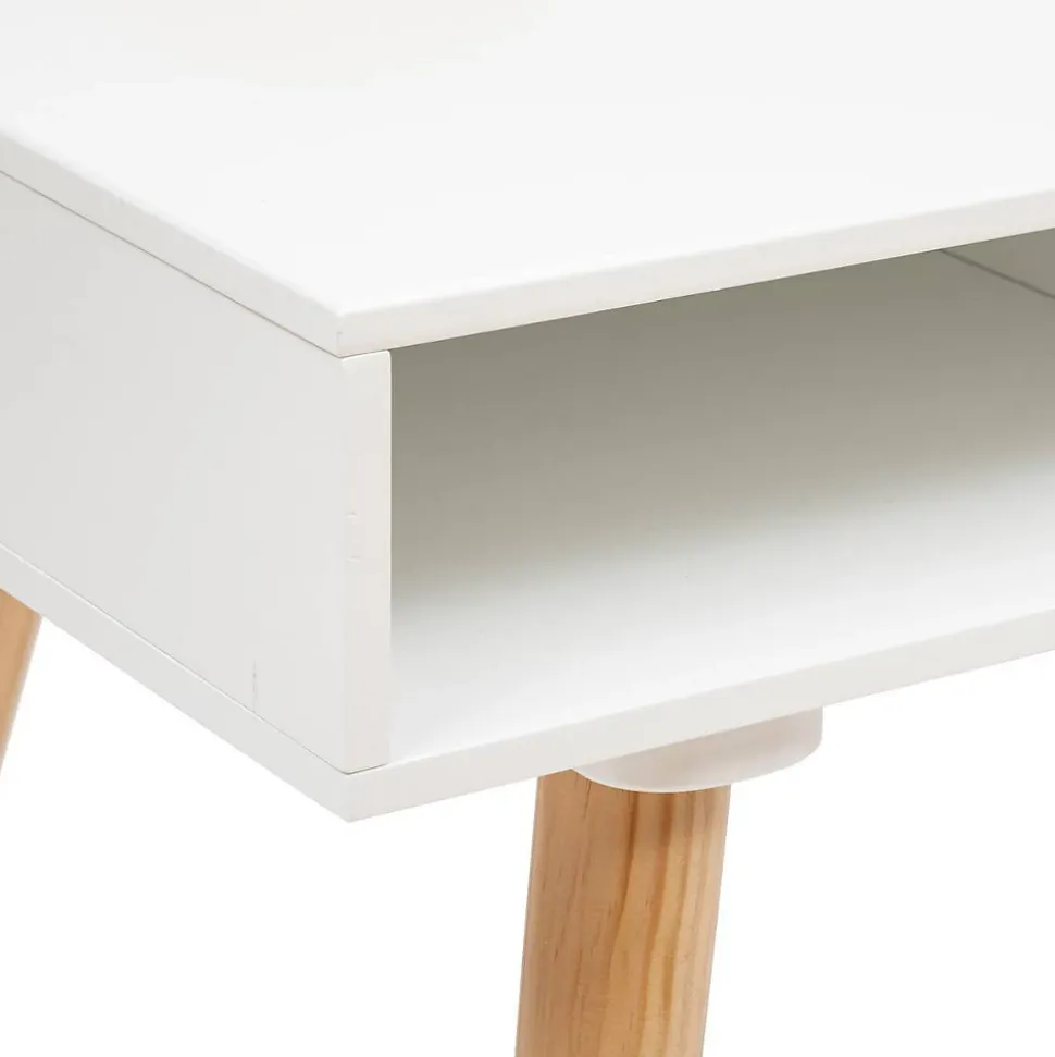 Bureau en bois L87cm blanc - Atmosphera