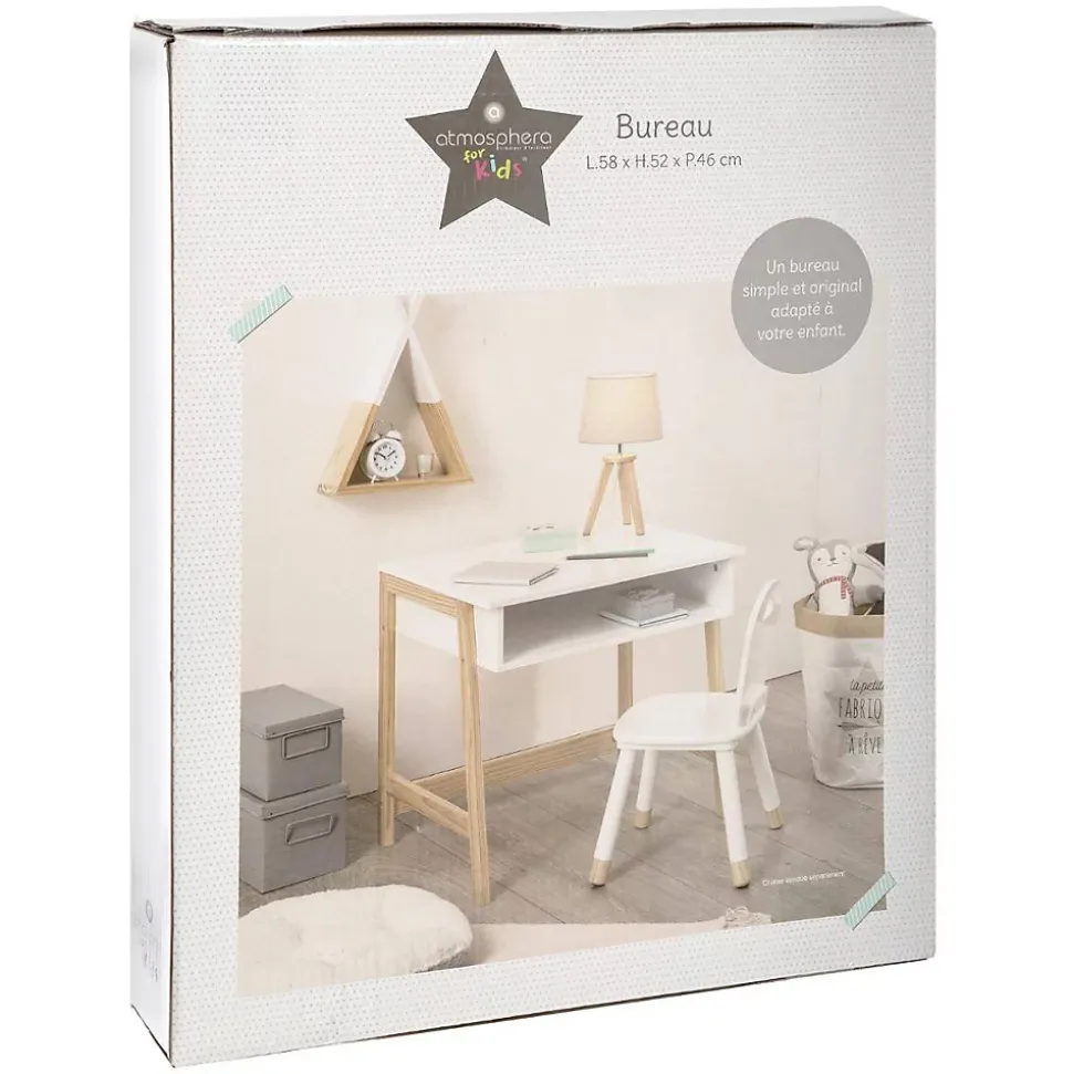 Bureau enfant - blanc - Atmosphera