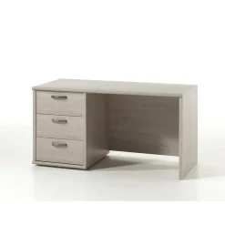 Bureau enfant robuste 3 tiroirs collection DANY coloris chene clair