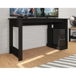 Bureau Gamer Noir Support UC L 136 H 75 P 54 cm - L 136 x l 54 x H 75 cm