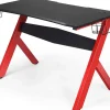 Bureau Gaming Table de Jeu Bureau dOrdinateur pour Bureau a Domicile avec 1 Porte Gobelet dEau 2 Support de Manette de Jeu