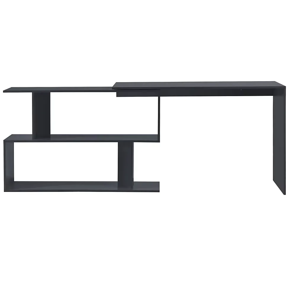 Bureau Gigogne Arendal 77 x 120 x 50 cm Gris Foncé en.casa