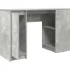 Bureau gris béton 120x42x76 cm bois d'ingénierie vidaXL
