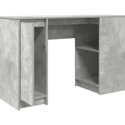 Bureau gris béton 120x42x76 cm bois d'ingénierie vidaXL