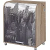 Bureau Informatique - New York 500 - Imitation Chêne - 79.2 cm - 53.2 cm - 93.8 cm