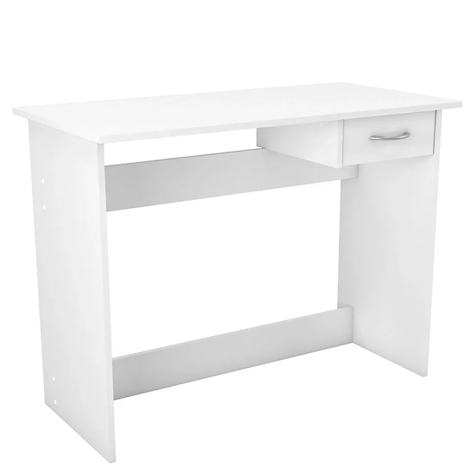 Bureau junior 1 tiroir blanc Alpin