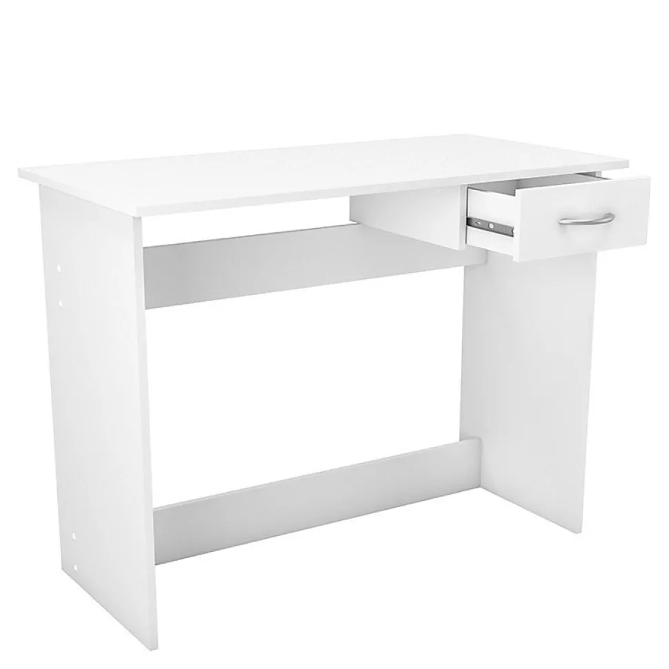 Bureau junior 1 tiroir blanc Alpin