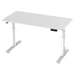 Bureau électrique à hauteur réglable pour enfants Ringe 120 x 60 cm blanc pro.tec