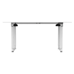 Bureau électrique à hauteur réglable Kirkkonummi 180 x 80 cm blanc pro.tec