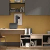 Bureau modulable effet chêne clair 5 configurations, Works