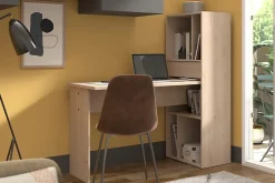 Bureau modulable effet chêne clair 5 configurations, Works