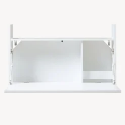 Bureau mural rabattable Rautalampi 48 x 83 x 48 cm blanc en.casa