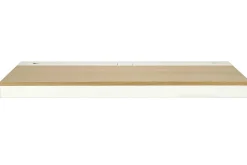 Bureau mural scandinave en métal blanc et bois l. 65 cm Homesight Hang