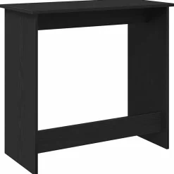 Bureau Noir 80x40x75 cm Aggloméré vidaXL