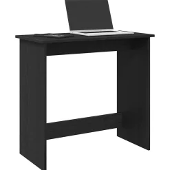Bureau Noir 80x40x75 cm Aggloméré vidaXL