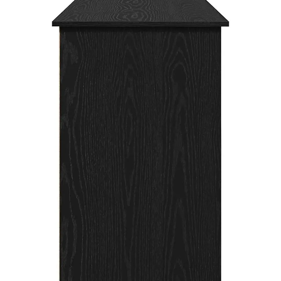 Bureau noir 102x50x75 cm bois d'ingénierie vidaXL