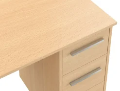 Bureau SAME 3 tiroirs 110x56x74 cm hêtre TALESA