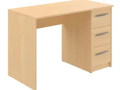 Bureau SAME 3 tiroirs 110x56x74 cm hêtre TALESA