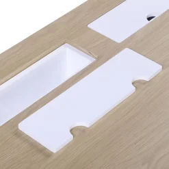 Bureau scandinave effet chêne l. 120 cm Homesight Mobox