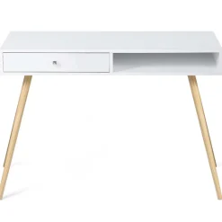 Bureau scandinave EFFIE bois blanc
