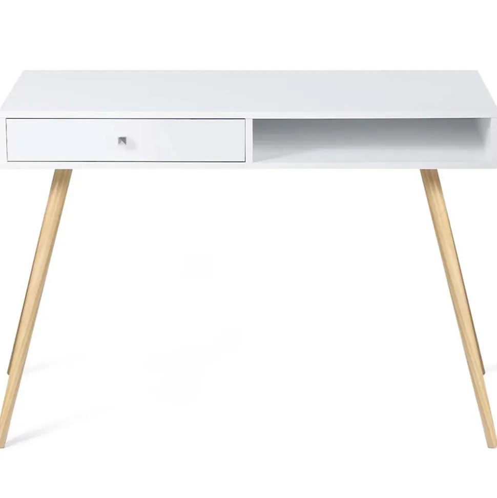 Bureau scandinave EFFIE bois blanc