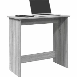 Bureau sonoma gris 80x40x75 cm bois d'ingénierie vidaXL