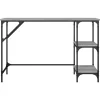 Bureau sonoma gris 120x50x75 cm métal et bois d'ingénierie vidaXL
